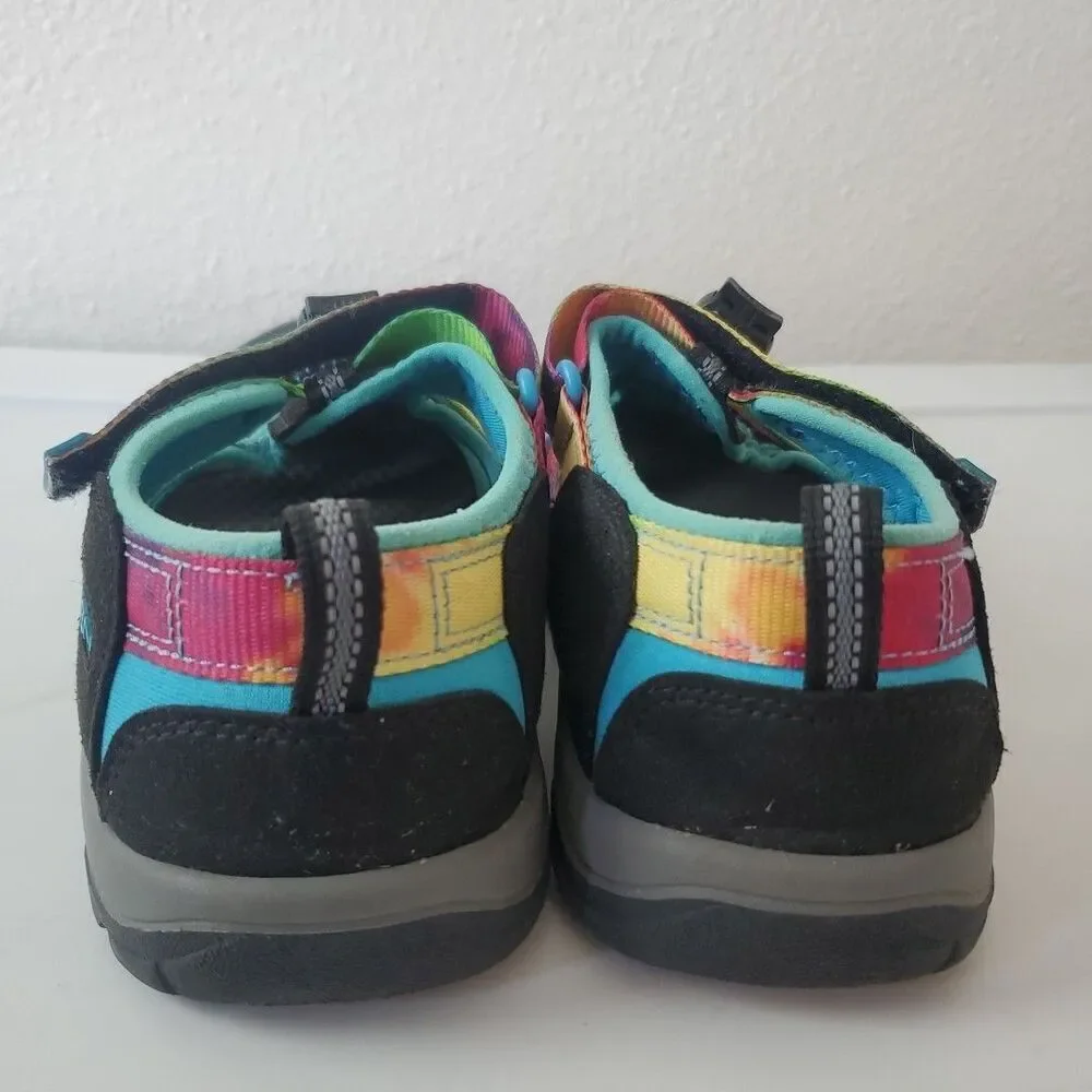 Keen Newport H2 Kids Sandals Tie Dye Rainbow Water Shoes 1018441 Size 4 US 36 EU